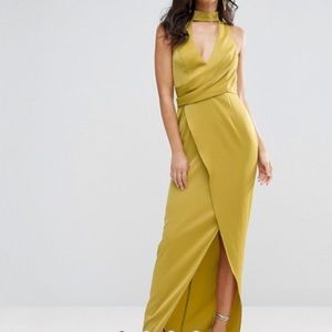 Yellow green dress